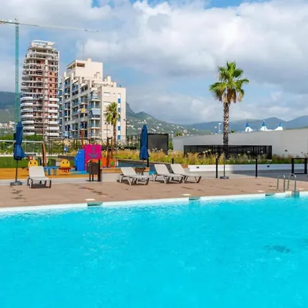 Apartamento H&m Con Padel, Piscina Y Vistas Al Mar