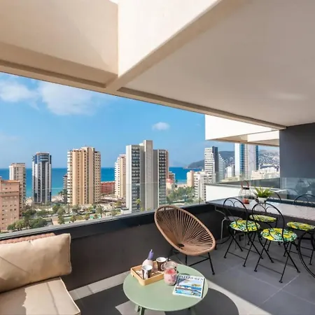 Apartamento H&m Con Padel, Piscina Y Vistas Al Mar Calpe