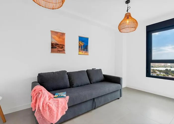 Apartment H&m Con Padel, Piscina Y Vistas Al Mar